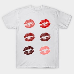 Kisses Print T-Shirt